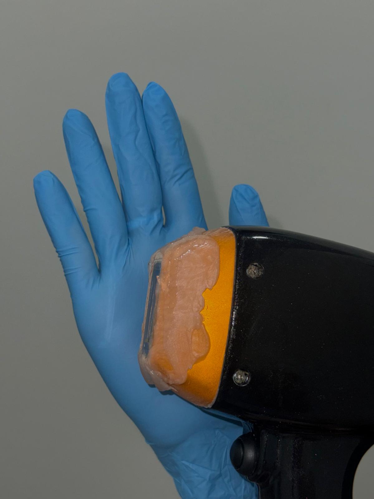 Láser de depilación con gel